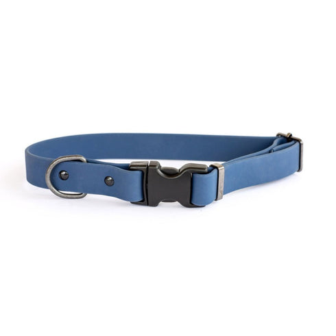 Euro-Dog Waterproof Dog Collar Large Navy - Poudre Pet & Feed Supply